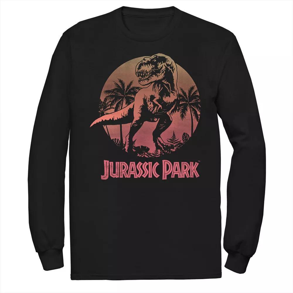 Men's Jurassic Park T-Rex Gradient Sunset Tee,  Product Image