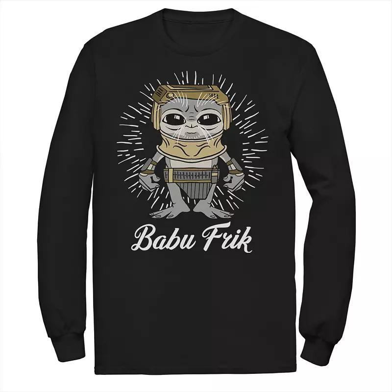 Men's Star Wars: The Rise Of Skywalker Babu Frik Simple Cartoon Tee, Size: XXL, Blue Product Image