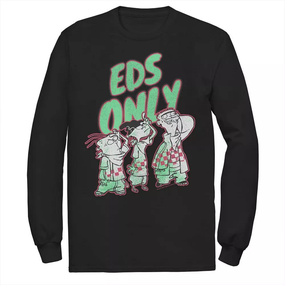 Men's Ed, Edd & Eddy Eds Only Portrait Long Sleeve Tee,  Product Image