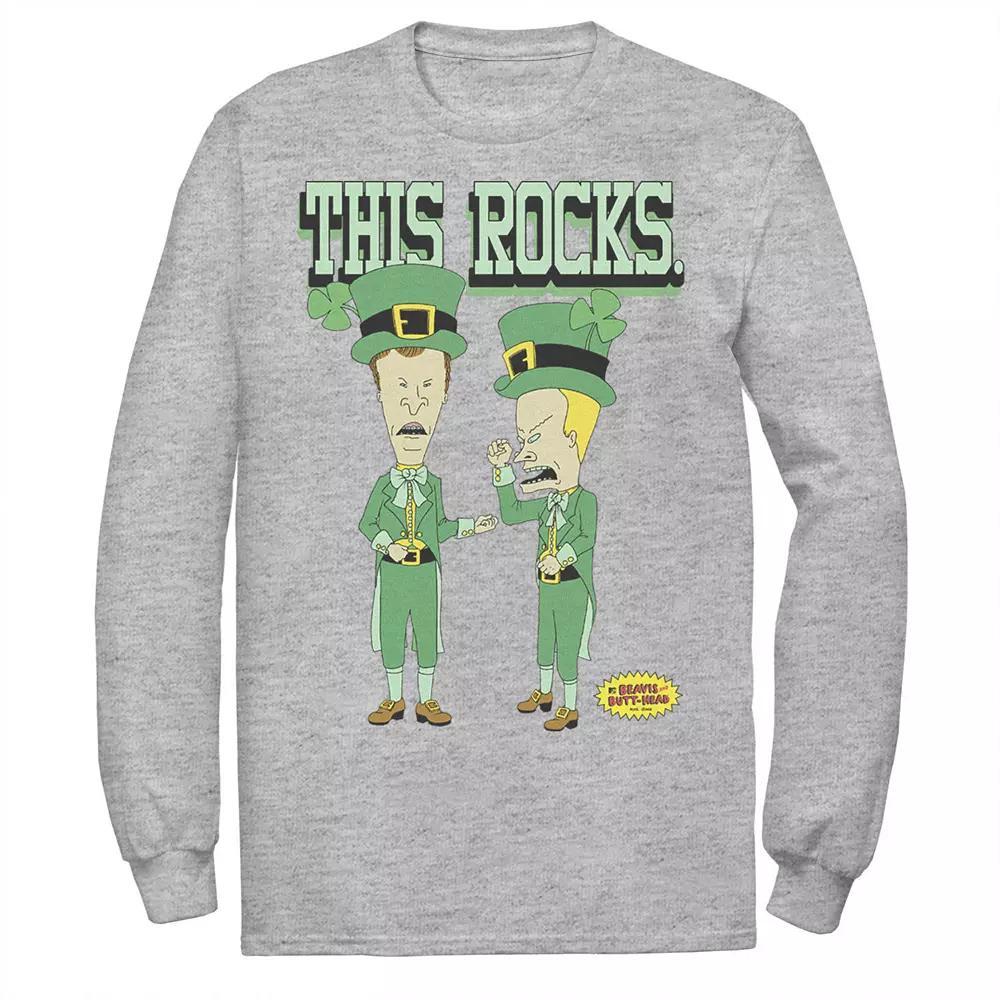 Men's Beavis And Butthead Rockin Sham St Patricks Day Tee,  Product Image