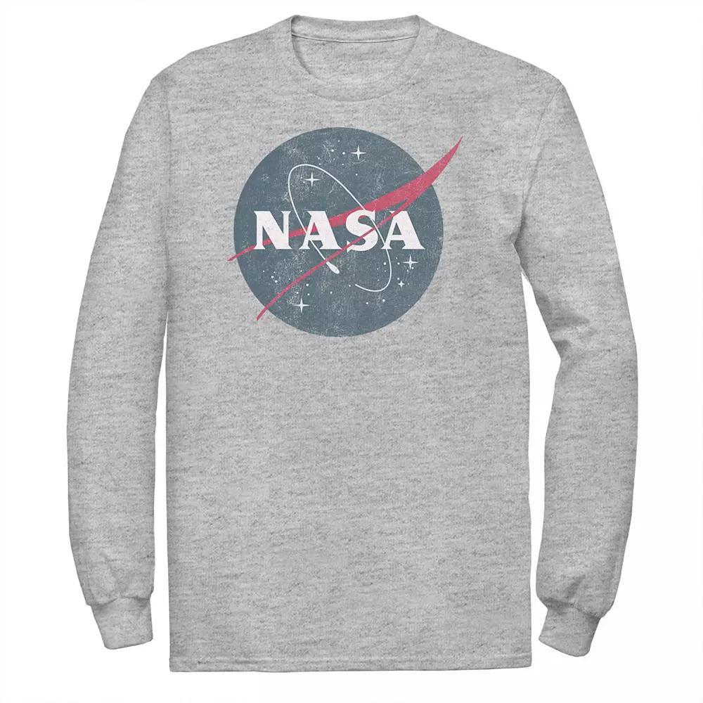 Big & Tall NASA Simple Vintage Logo Long Sleeve Tee, Men's,  Product Image