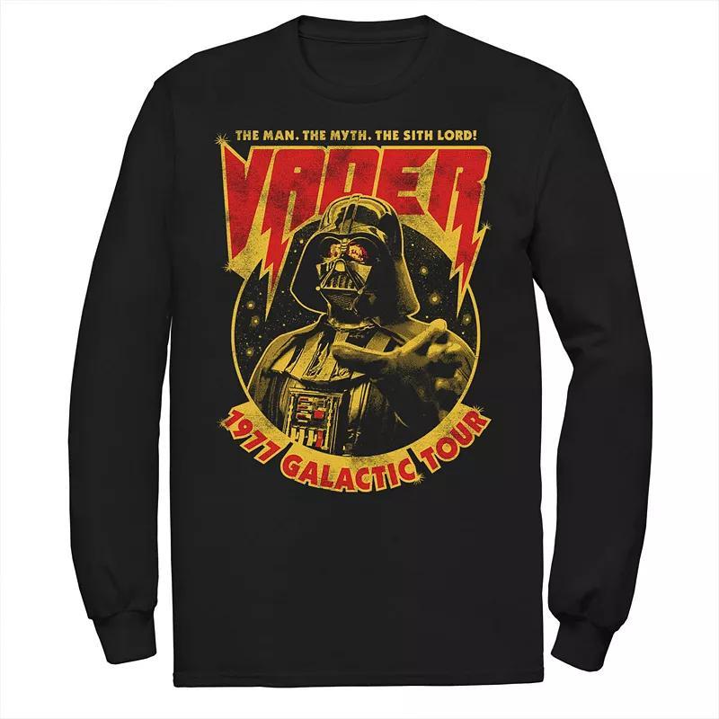 Men's Star Wars Vader 1977 Galactic Tour Metal Poster Tee, Size: Small, White Product Image