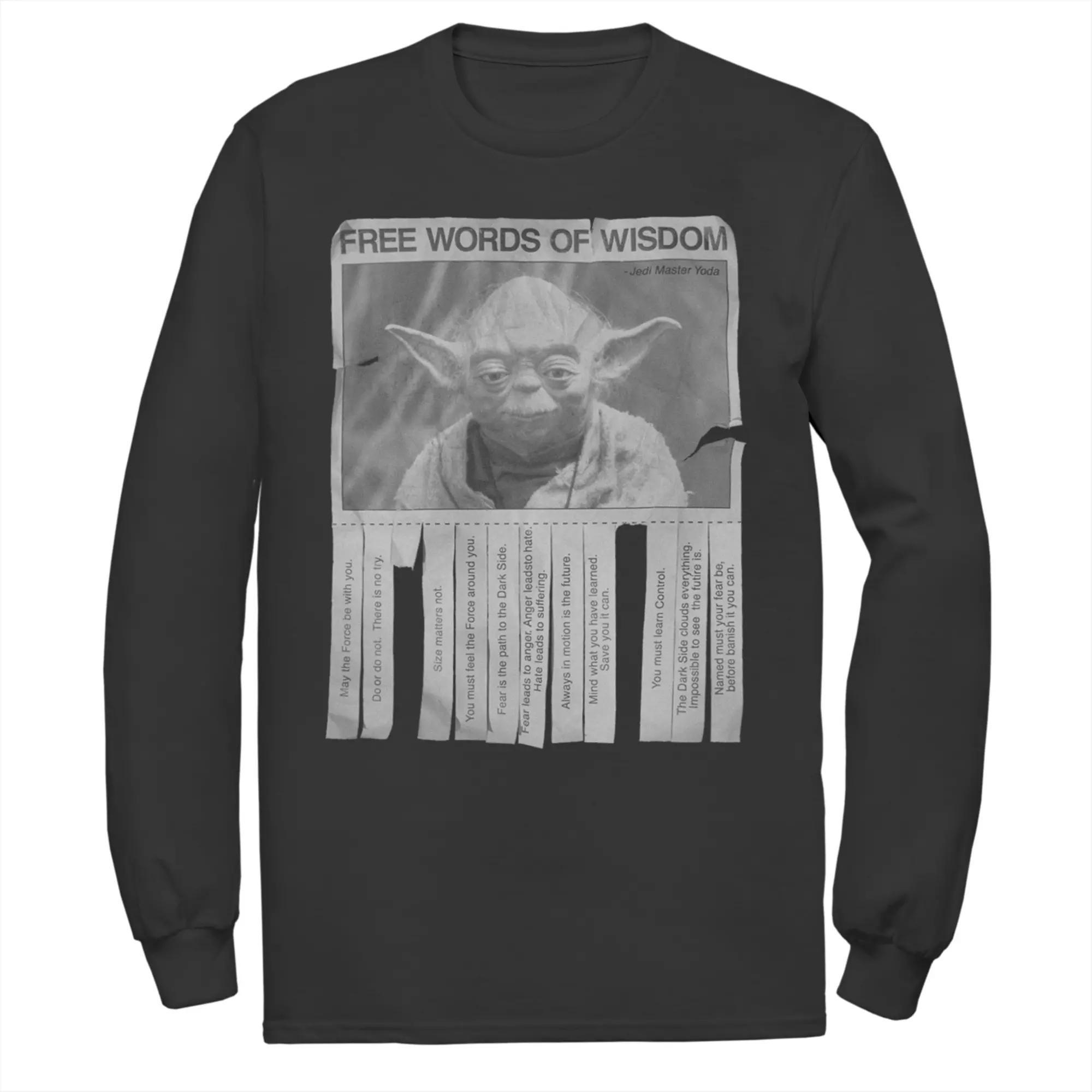 Men's Star Wars Yoda Words of Wisdom Tee,  Product Image