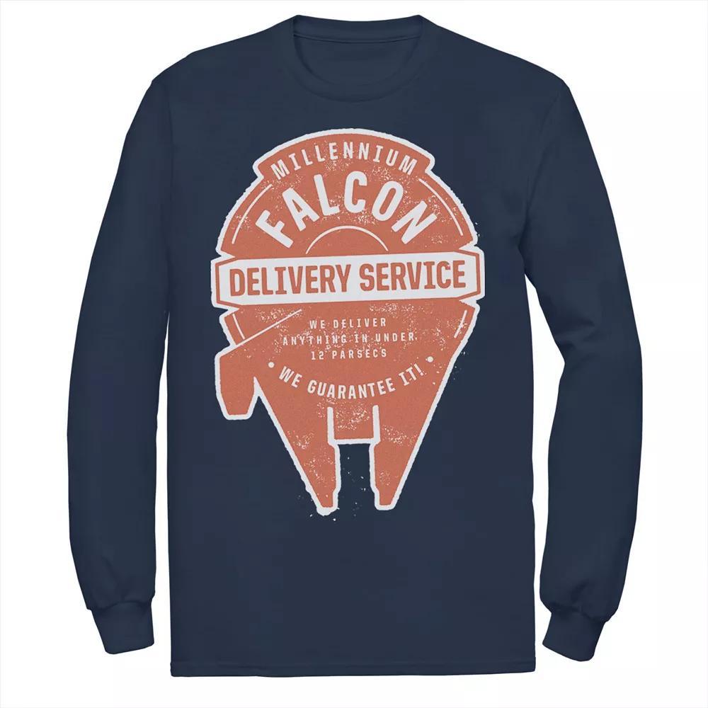 Men's Star Wars Millennium Falcon Delivery Service Logo Tee,  Product Image