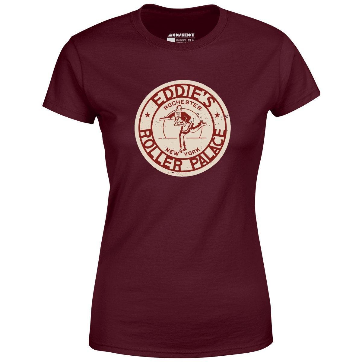 Eddie's Roller Palace - Rochester, NY - Vintage Roller Rink - Women's T-Shirt Female Product Image