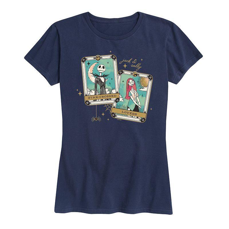 Disney's The Nightmare Before Christmas Women's Star Crossed Lovers Graphic Tee,  Product Image