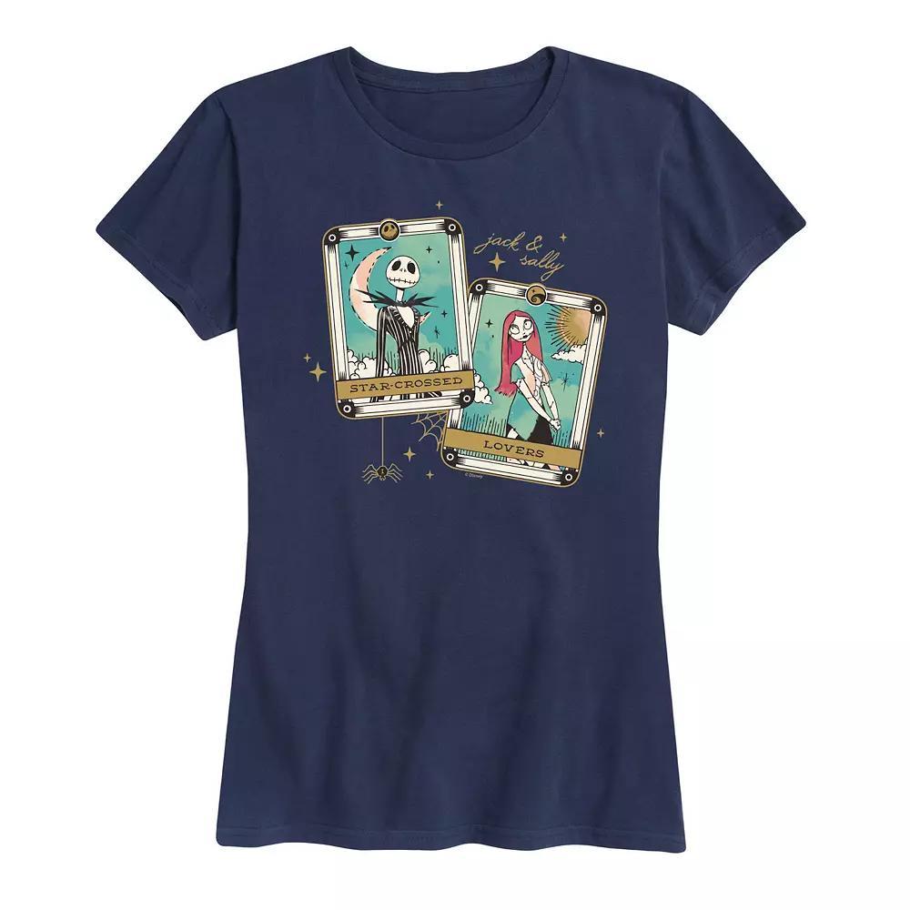 Disney's The Nightmare Before Christmas Women's Star Crossed Lovers Graphic Tee,  Product Image