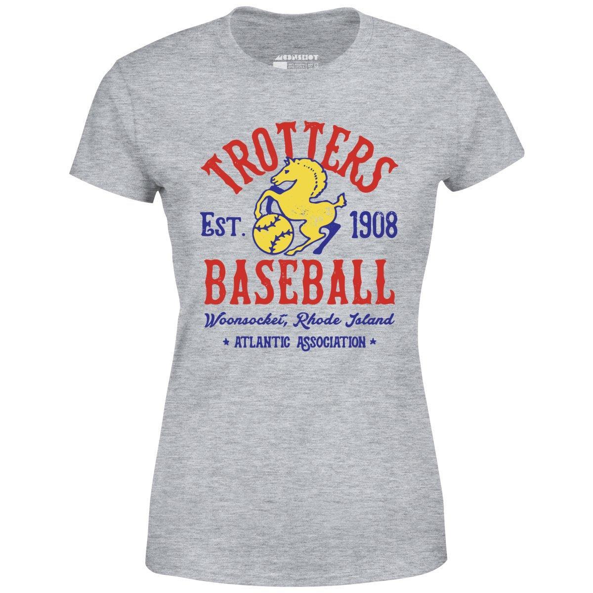 Woonsocket Trotters - Rhode Island - Vintage Defunct Baseball Teams - Women's T-Shirt Female Product Image