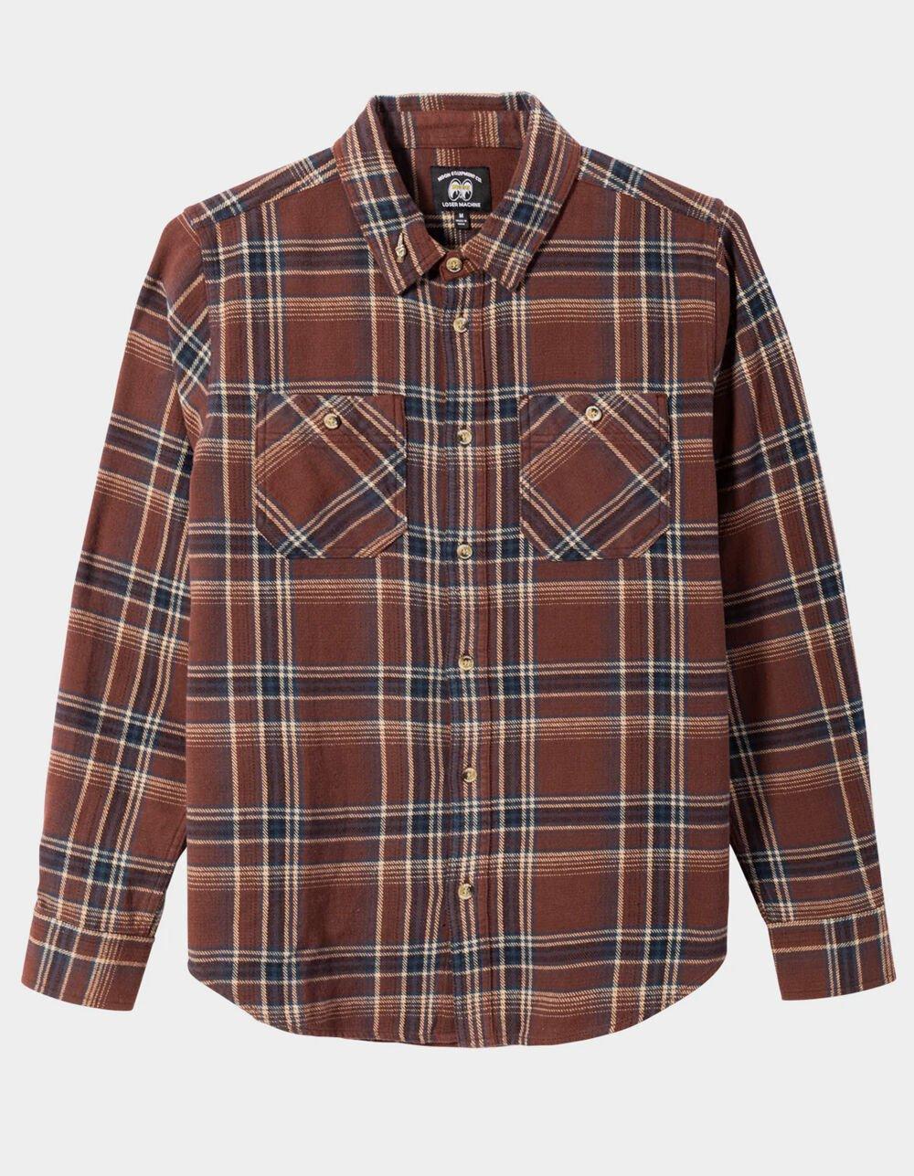 LOSER MACHINE x Mooneyes Charlie Mens Flannel - BROWN Product Image