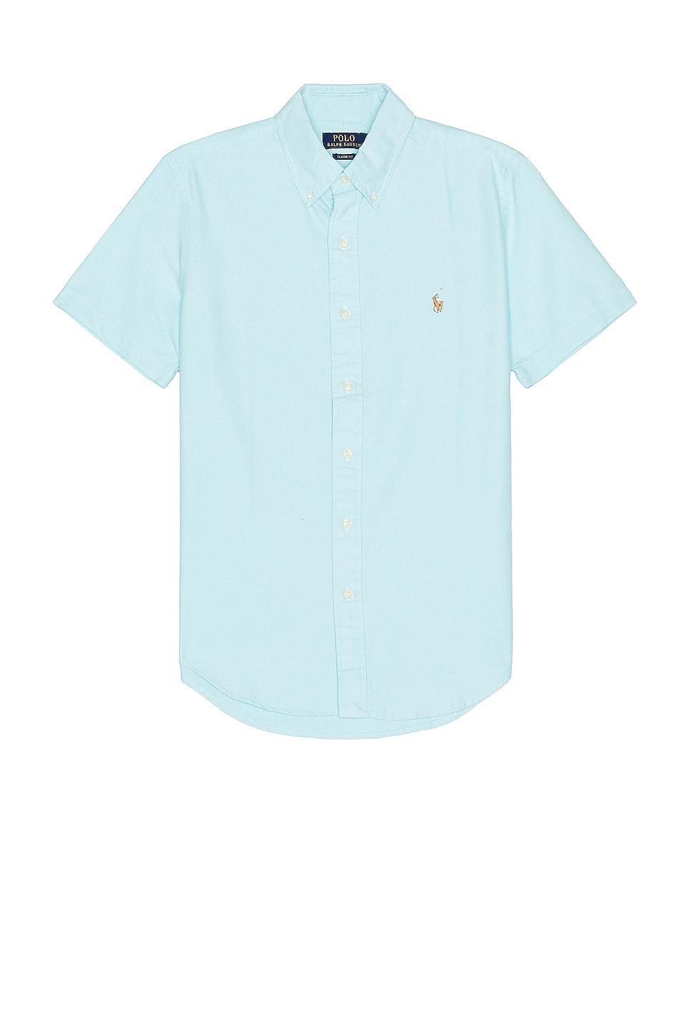 Polo Ralph Lauren Classic Fit Oxford Short Sleeve Woven Shirt Product Image