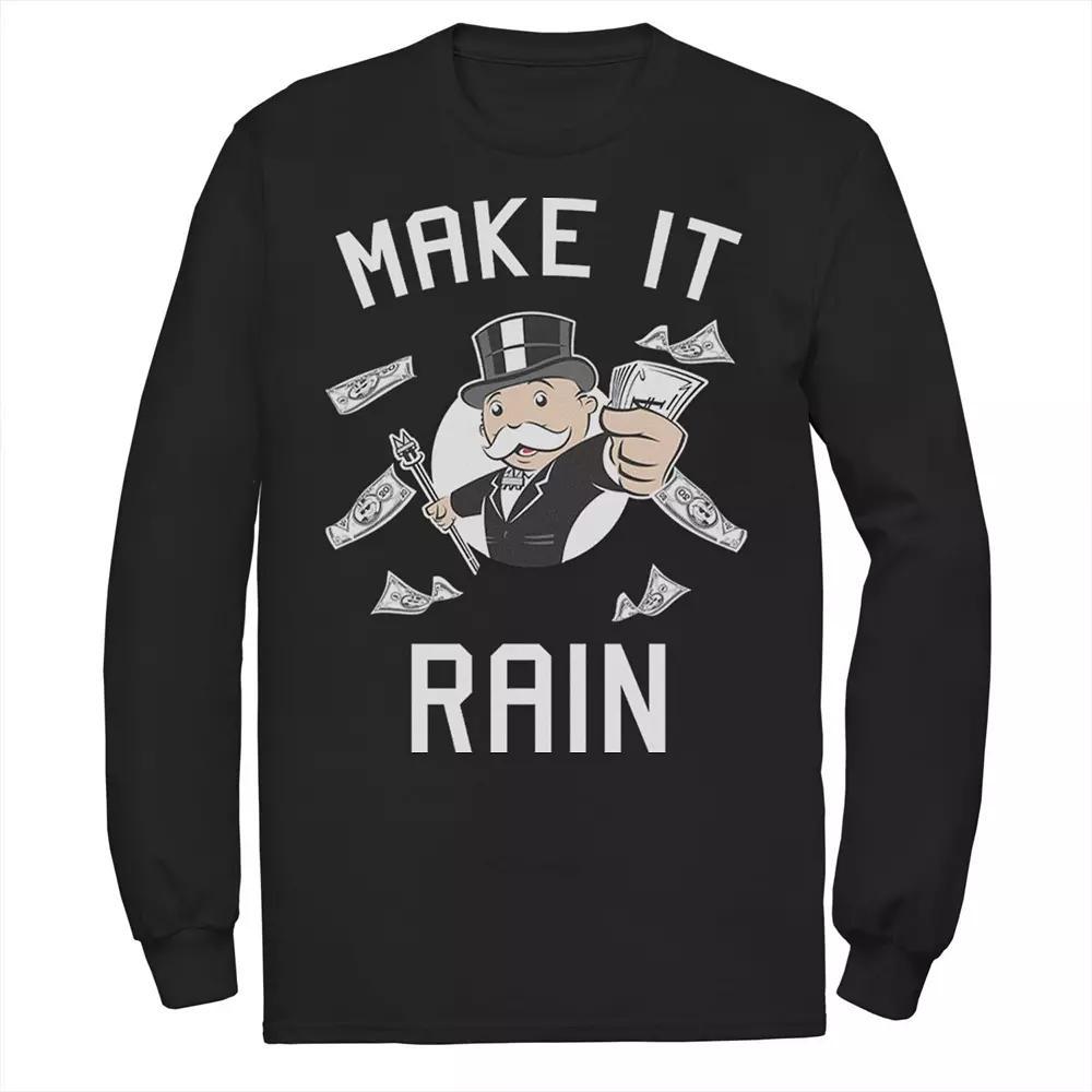 Men's Monopoly Make It Rain Tee, Size: Large, Black Product Image