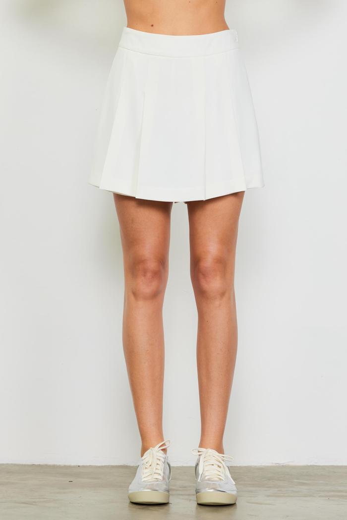 Box Pleat Skort Product Image