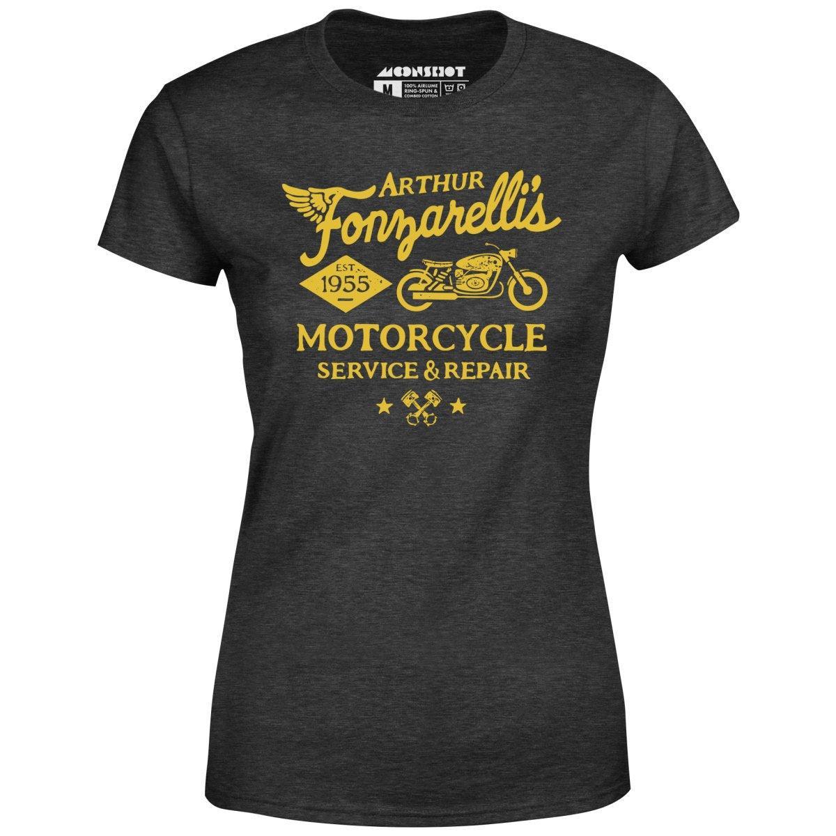 Arthur Fonzarelli's Motorcycle Service & Repair - Women's T-Shirt Female Product Image