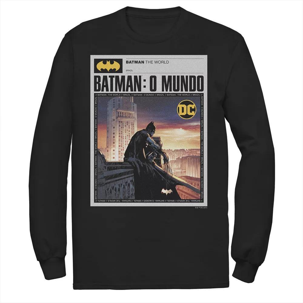 Men's Batman: The World Mexico News Poster Tee, Boy's,  Product Image