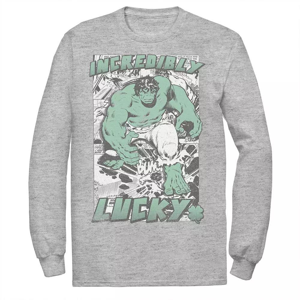 Men's Marvel Hulk Incredibly Lucky St. Patrick's Tee,  Product Image
