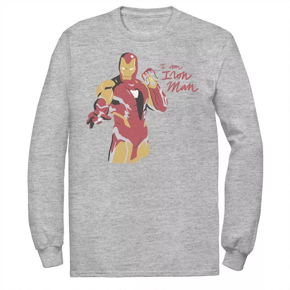 Men's Marvel Avengers: Endgame Iron Man Scribbles Tee,  Product Image