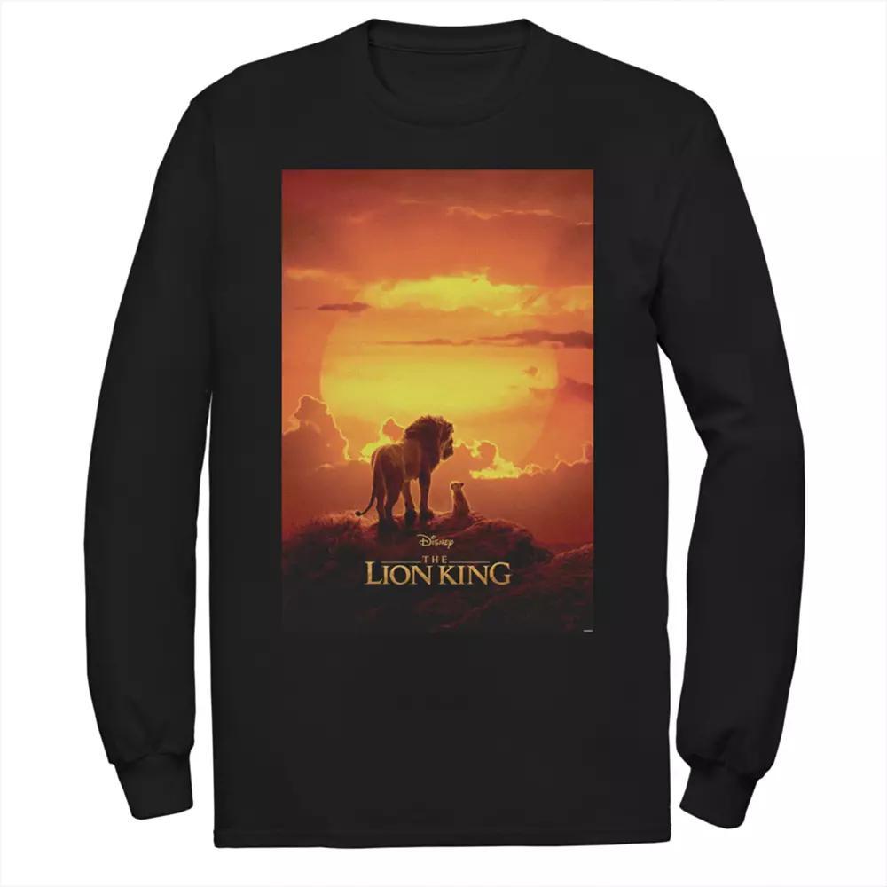 Disney's The Lion King Men's Poster Long Sleeve Graphic Tee, Size: XL, Black Product Image