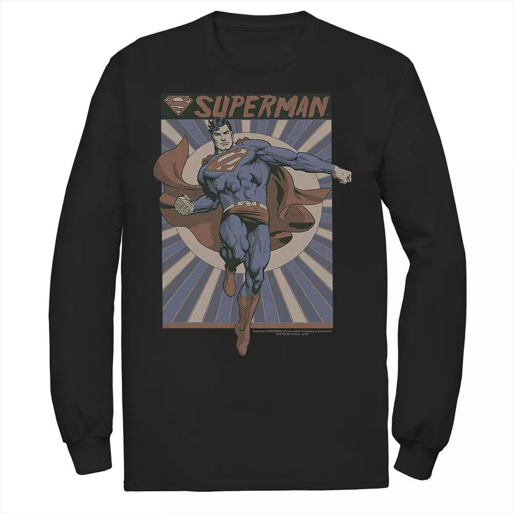 Men's DC Comics Superman Posed Pop Art Poster Tee,  Product Image