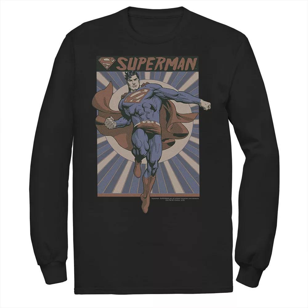 Men's DC Comics Superman Posed Pop Art Poster Tee,  Product Image