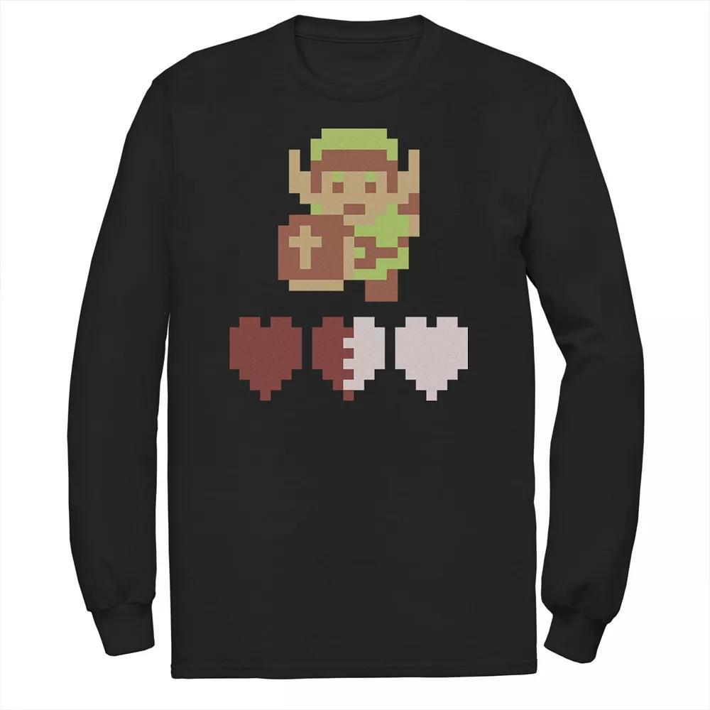 Big & Tall The Legend Of Zelda Link Pixelated Portrait Tee, Men's,  Product Image