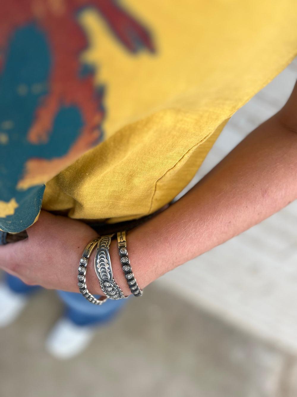 Mojave Mountain Navajo Sterling Silver Cuff Bracelet Product Image