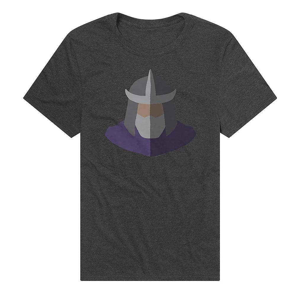 Men's Teenage Mutant Ninja Turtles Shredder Face Graphic Tee, Size: Small, Grey Product Image