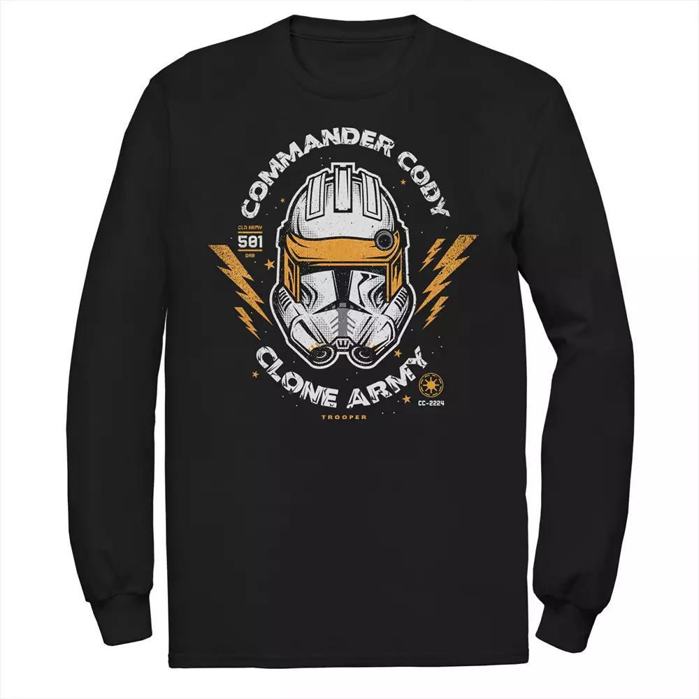 Men's Star Wars Commander Cody Clone Army Head Shot Tee, Size: Medium, Black Product Image
