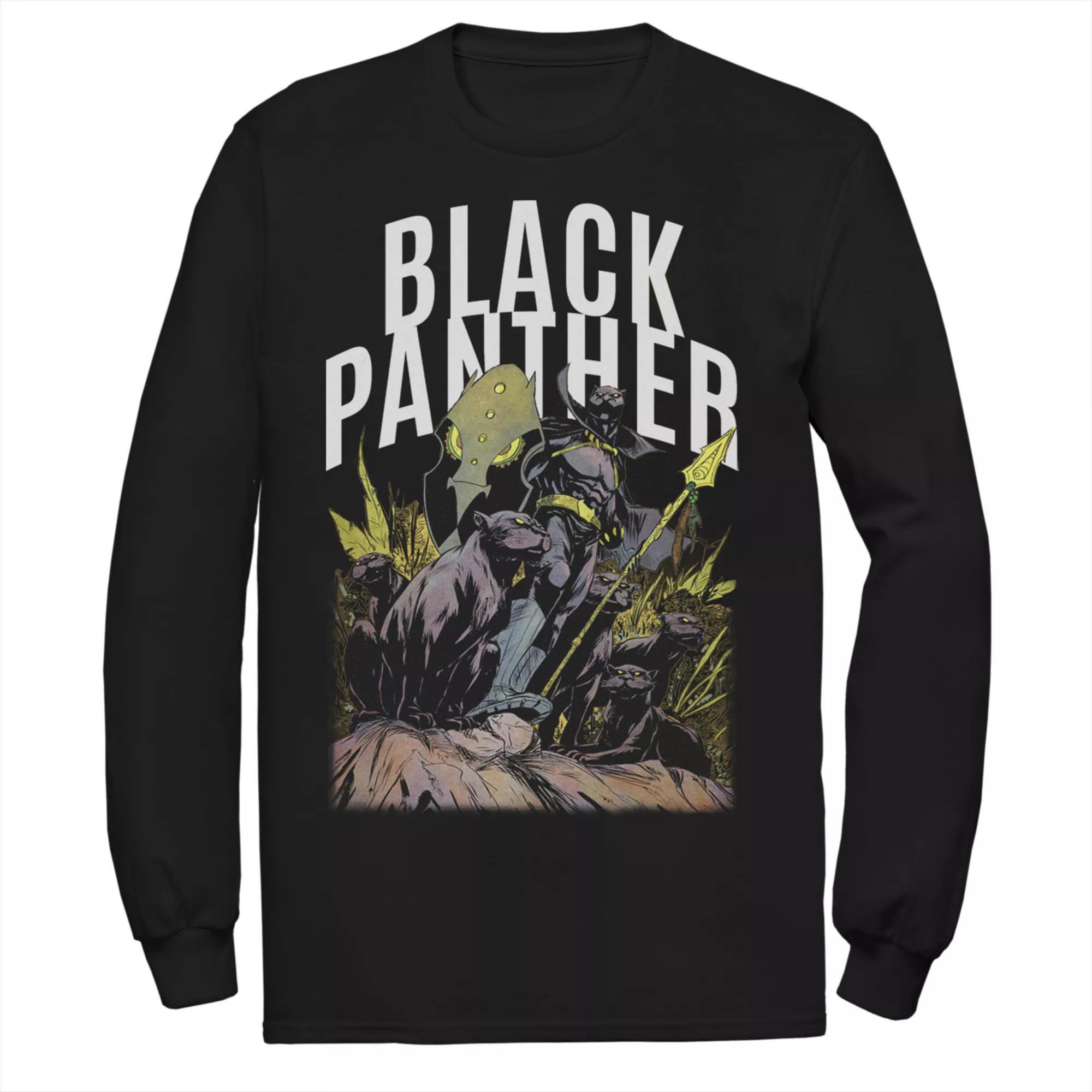 Men's Marvel Panther Squad Tee, Size: XL, Black Product Image