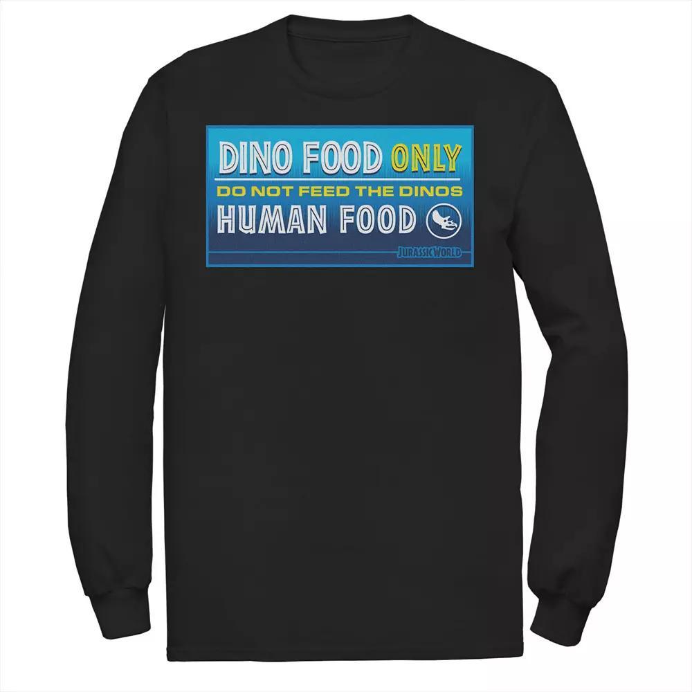 Men's Jurassic World Do Not Feed The Dinos Sign Tee,  Product Image