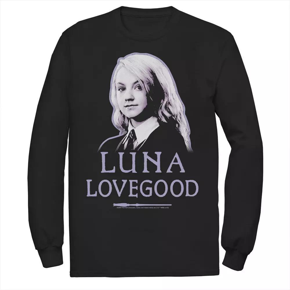 Men's Harry Potter Luna Lovegood Character Portrait Long Sleeve Graphic Tee,  Product Image
