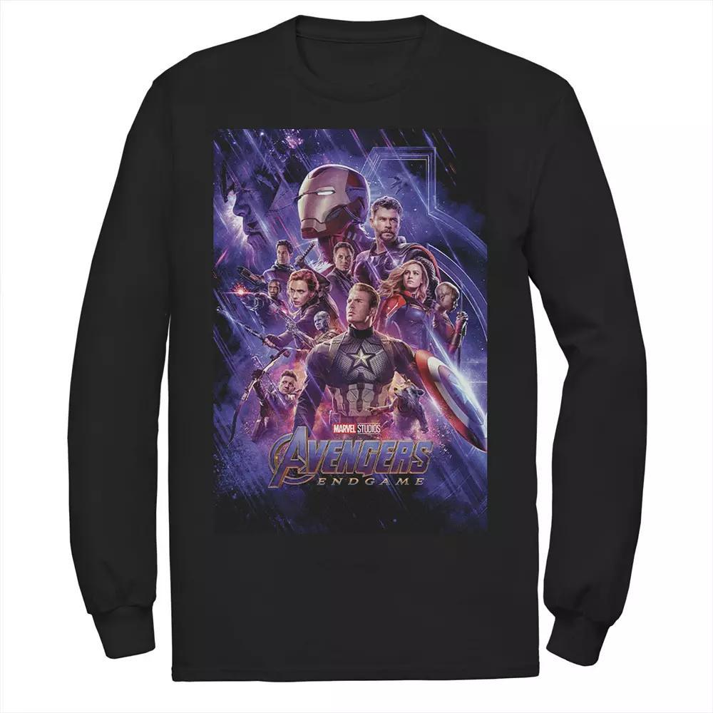 Men's Marvel Studios Avengers Endgame Space Group Shot Poster Tee,  Product Image