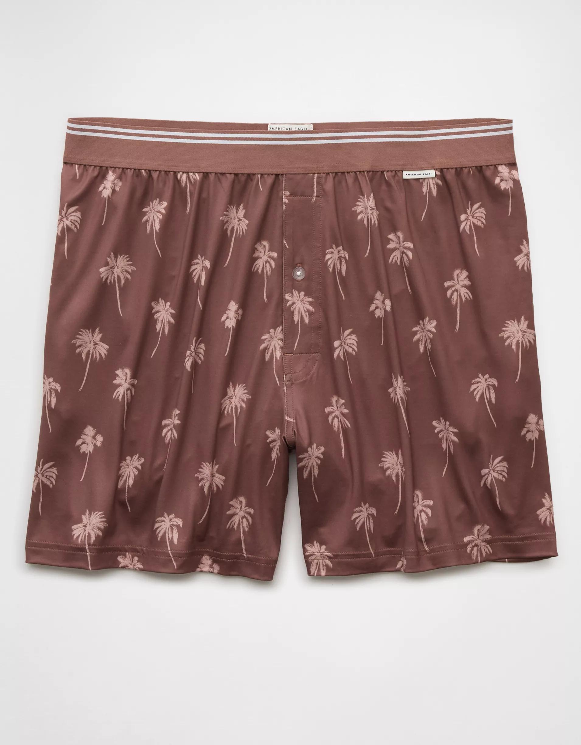 AEO Men's Palm Trees Ultra Soft Pocket Boxer Short Product Image
