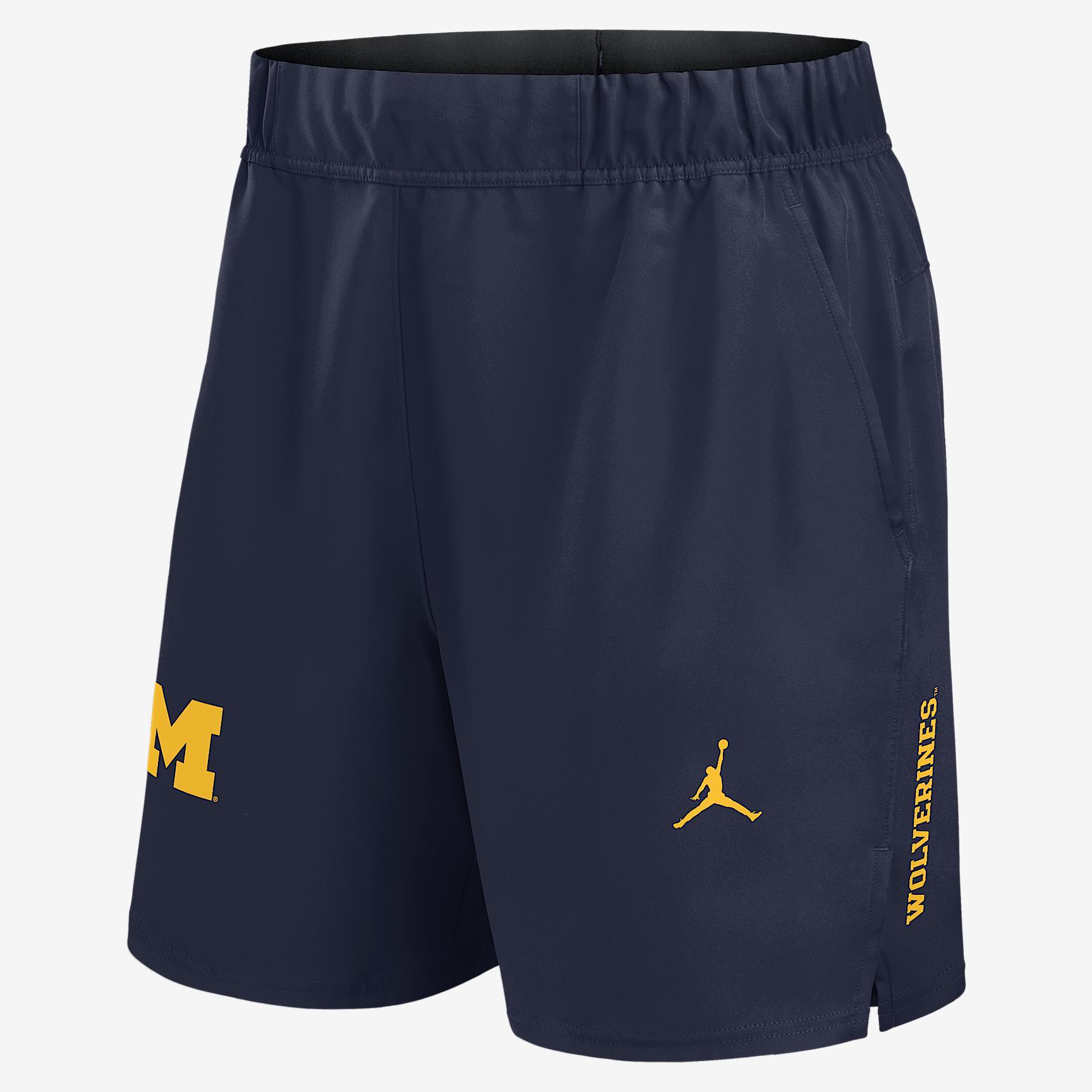 Men's Michigan Primetime Victory Primary Logo Menâs Jordan Brand Dri-FIT College Shorts Product Image