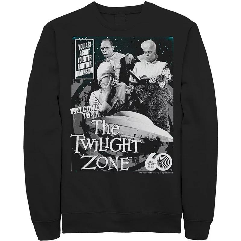 Men's CBS The Twilight Zone Comic 60th Sweatshirt, Size: Small, Blue Product Image