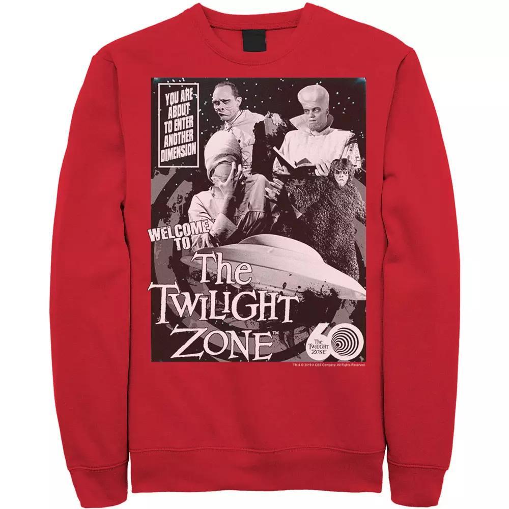 Men's CBS The Twilight Zone Comic 60th Sweatshirt, Size: Small, Blue Product Image