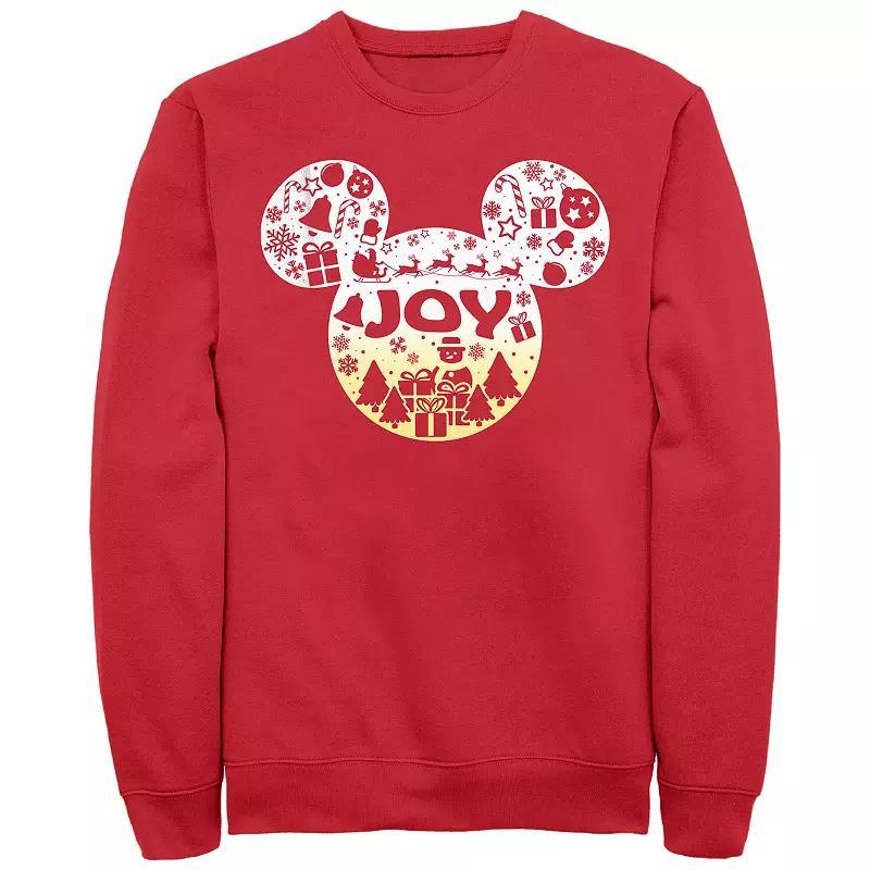 Disney's Mickey Mouse Men's Joy Icons Filled Head Fleece,  Product Image