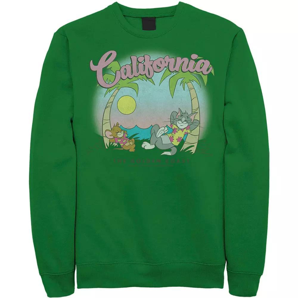 Men's Tom & Jerry California Golden Coast Sweatshirt,  Product Image