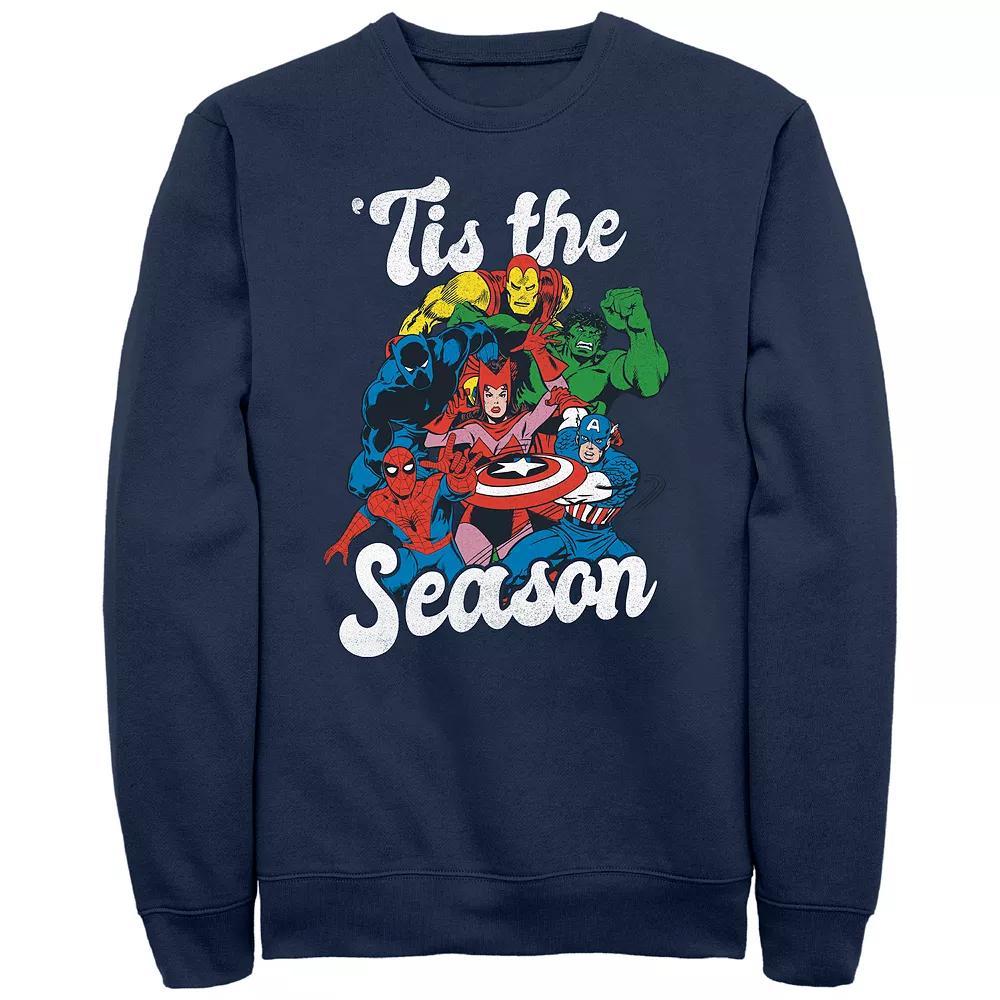 Men's The Avengers Holiday Squad 'Tis The Season Graphic Fleece,  Product Image