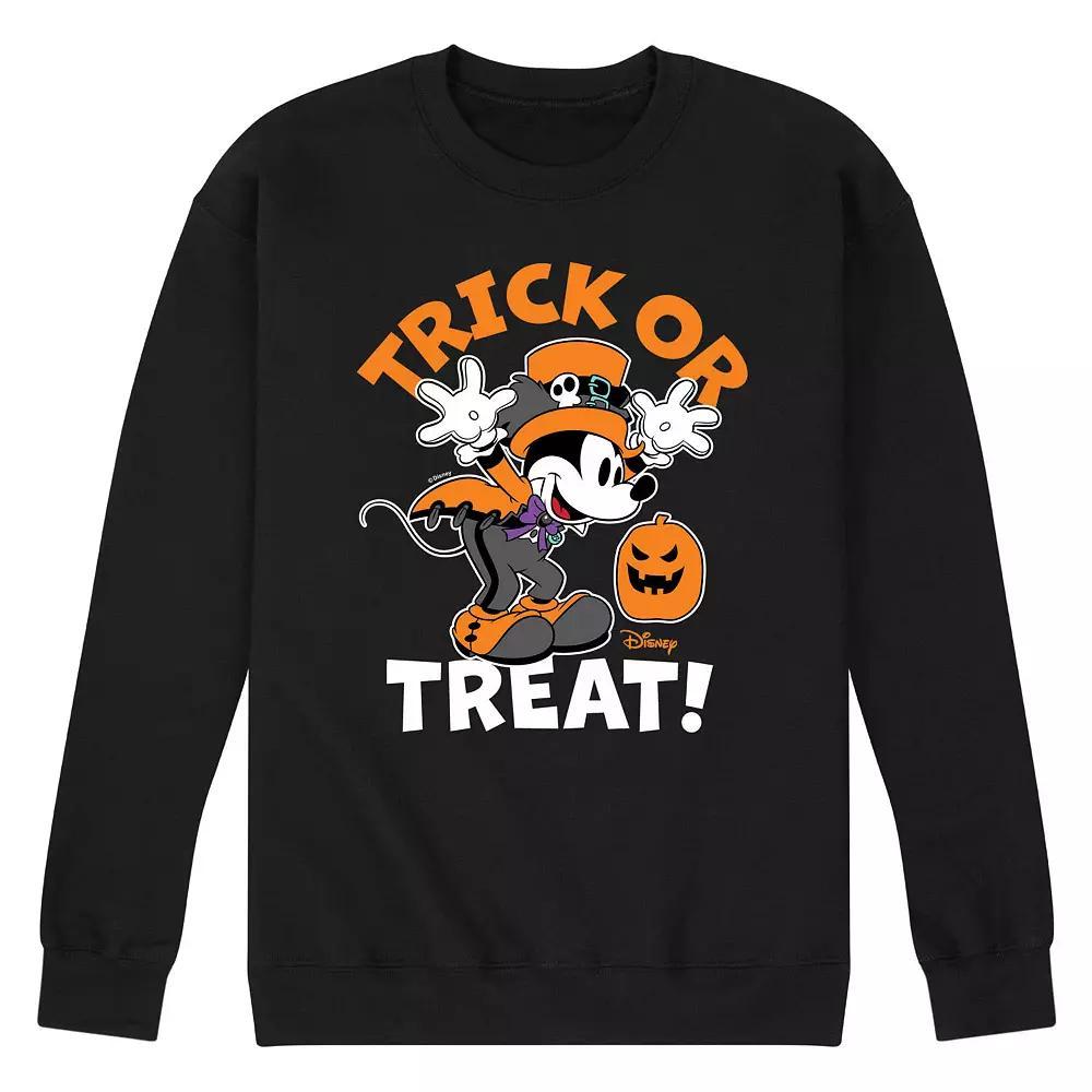 Disney's Mickey Mouse Men's Trick Or Treat Fleece Sweatshirt,  Product Image