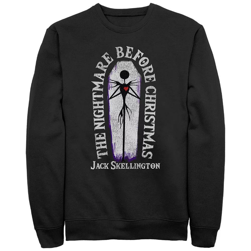 Disney's The Nightmare Before Christmas Jack Skellington Men's Graphic Fleece, Size: XL, Black Product Image