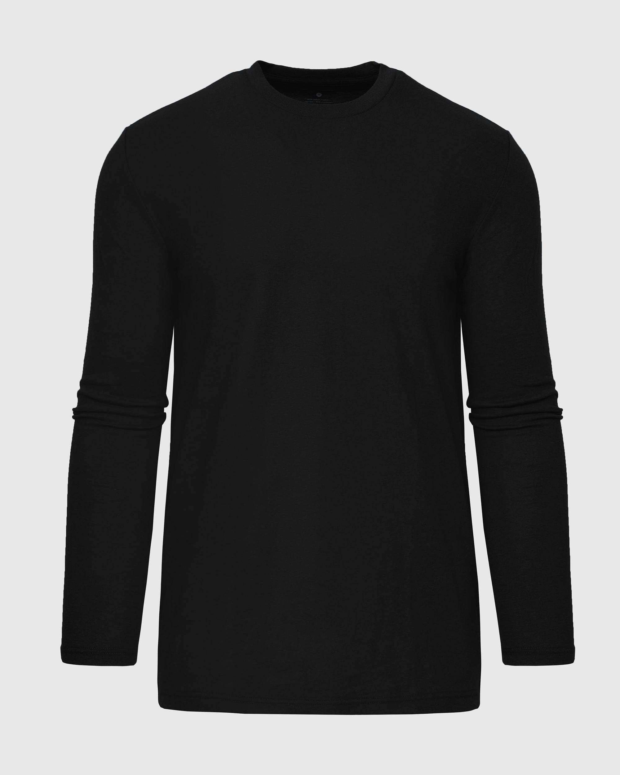 Black Tall Long Sleeve T-Shirt Product Image