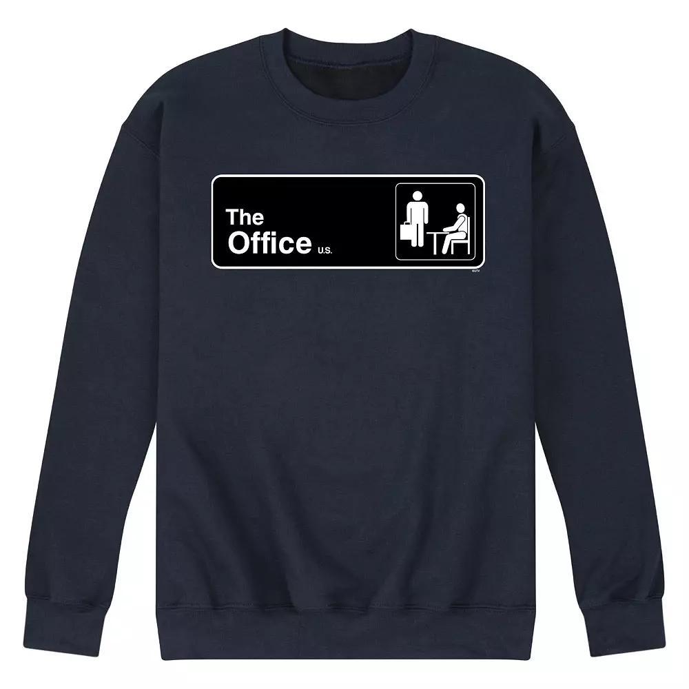 Men's The Office Door Sign Sweatshirt,  Product Image