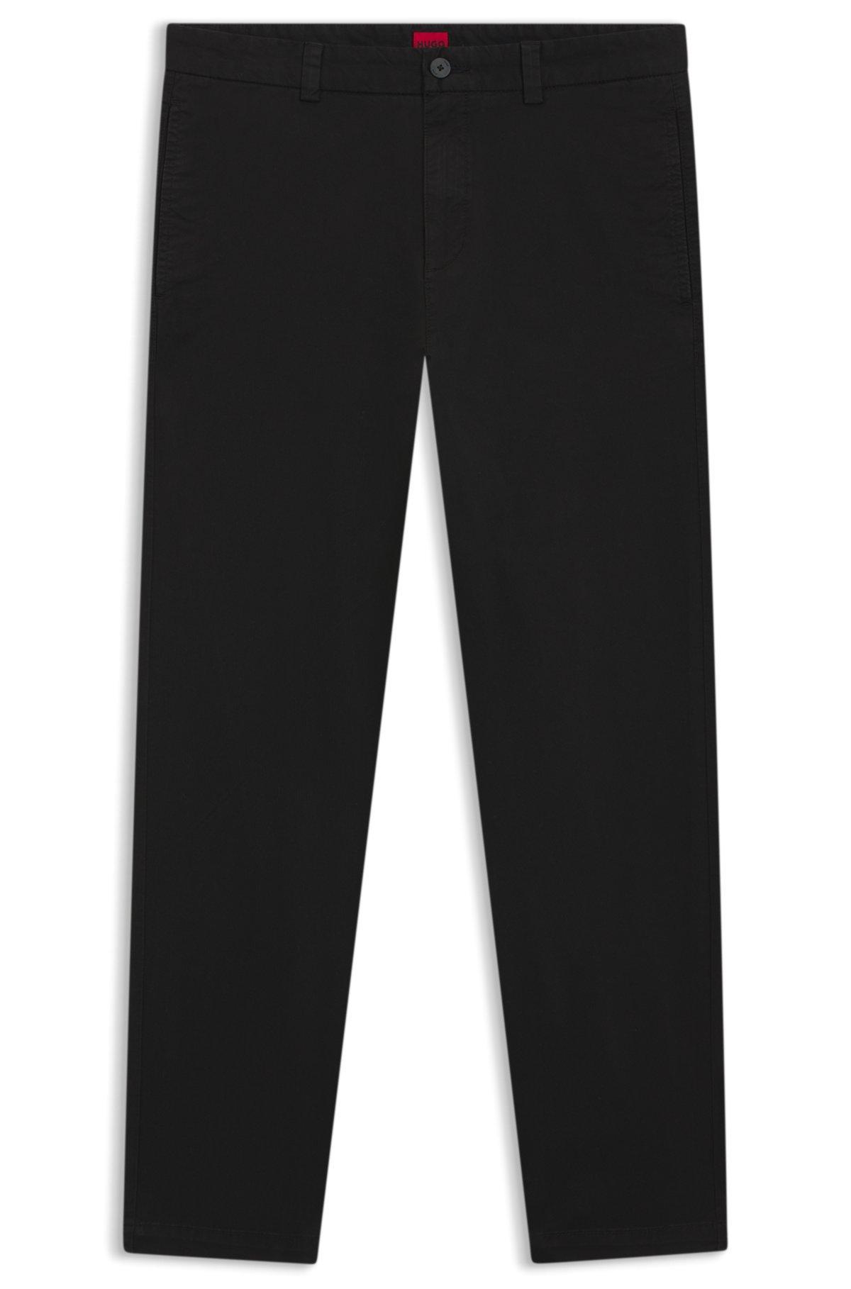 Slim-fit trousers in stretch-cotton gabardine Product Image