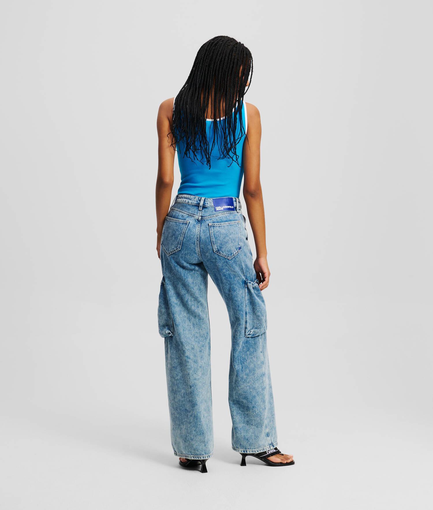 MID-RISE RELAXED UTILITY JEANS Product Image