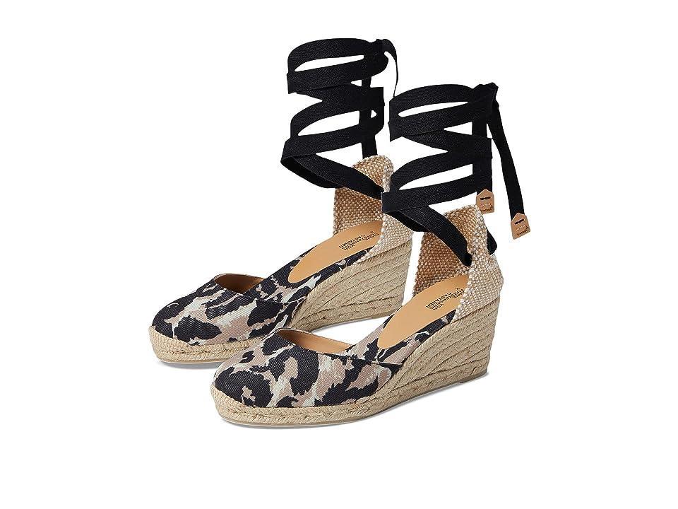 Womens Carina Animal-Print Wedge Espadrilles Product Image