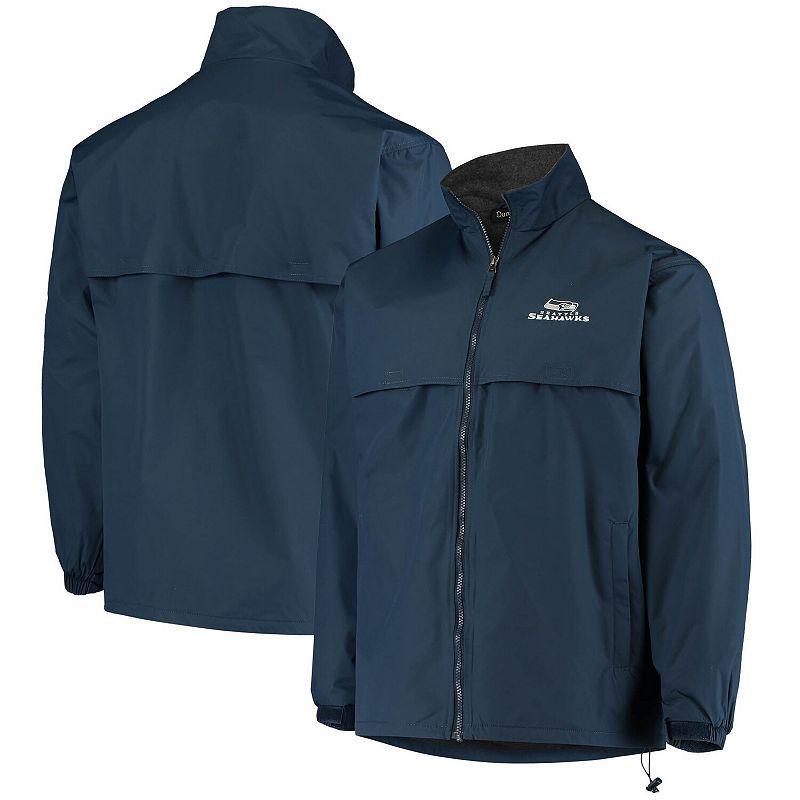 Mens Dunbrooke Seattle Seahawks Triumph Fleece Full-Zip Jacket Blue Product Image