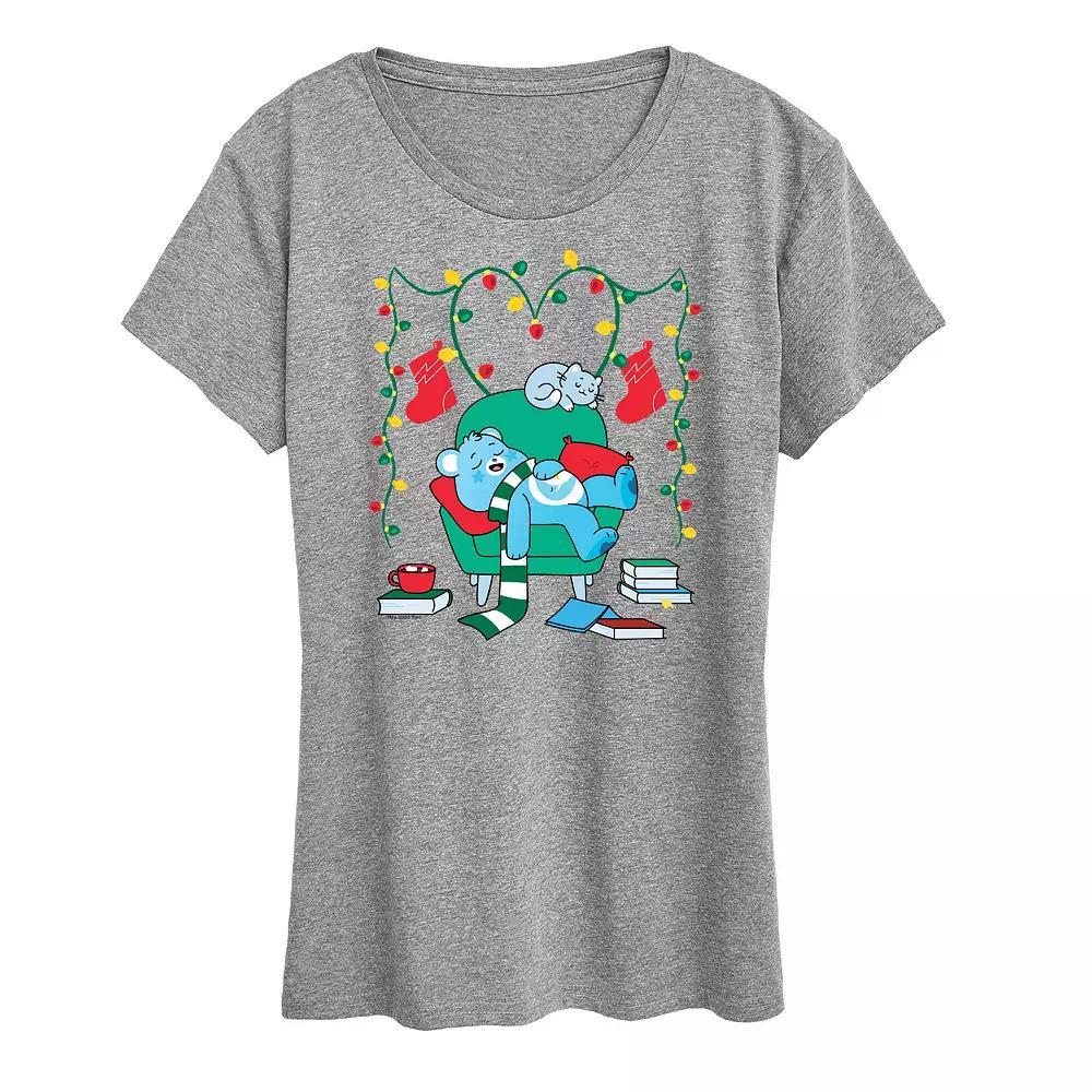 Women's Care Bears Cozy Christmas Graphic Tee, Girl's,  Product Image