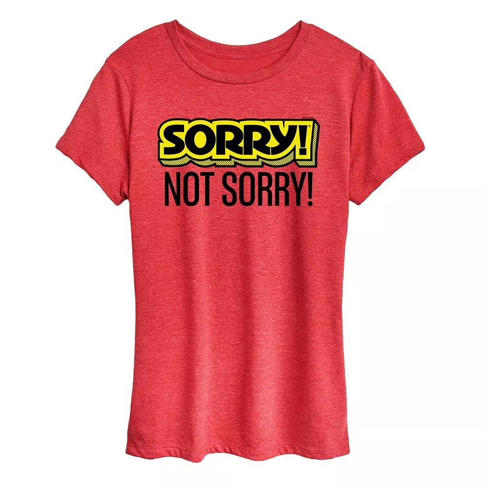 Women's Sorry Not Sorry Graphic Tee by Hasbro,  Product Image