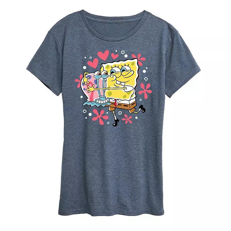 Women's Spongebob Squarepants Gary Hug Graphic Tee,  Product Image