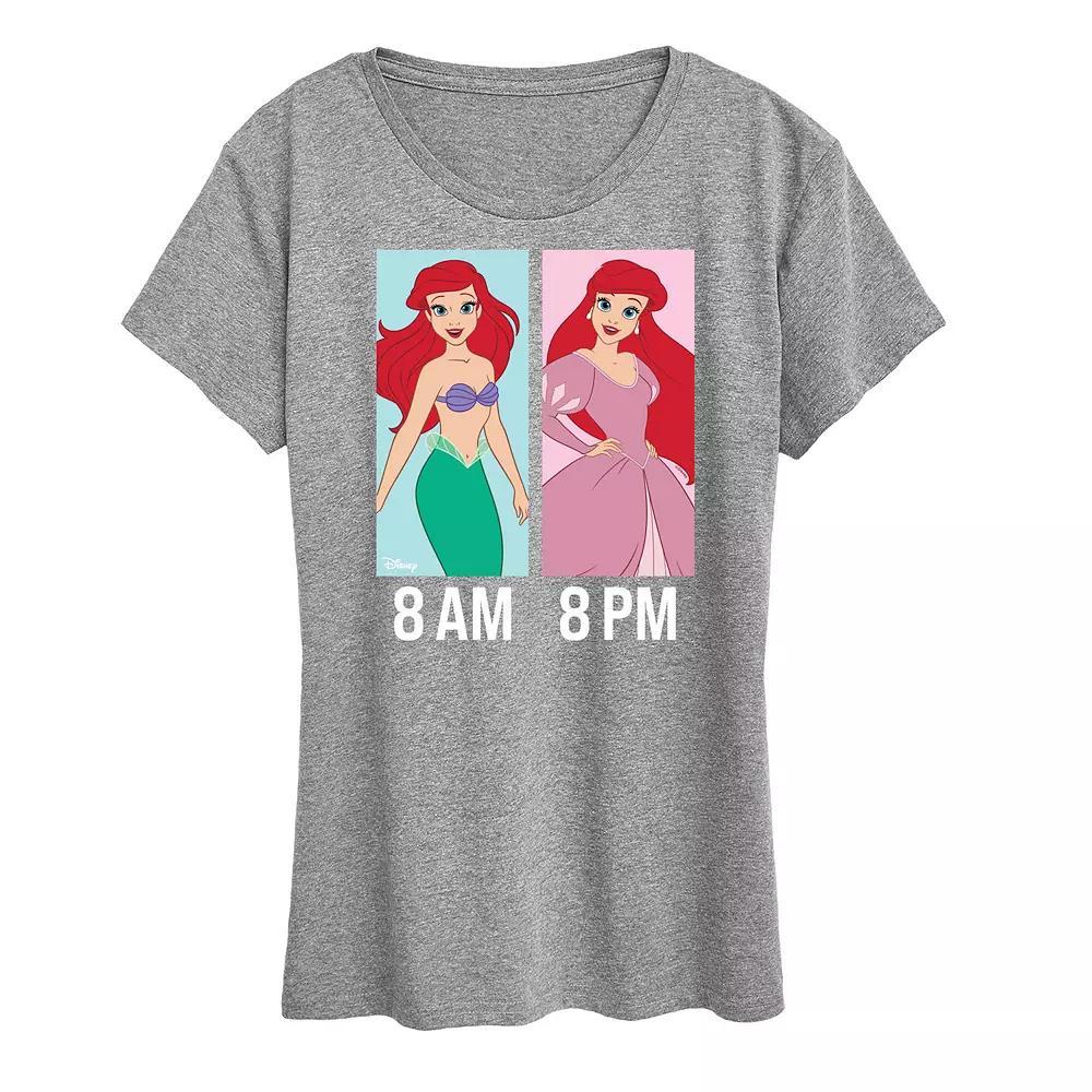 Disney Princess Ariel Women's AM to PM Graphic Tee,  Product Image